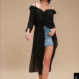 Black coverup / summer top